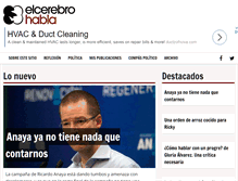 Tablet Screenshot of elcerebrohabla.com